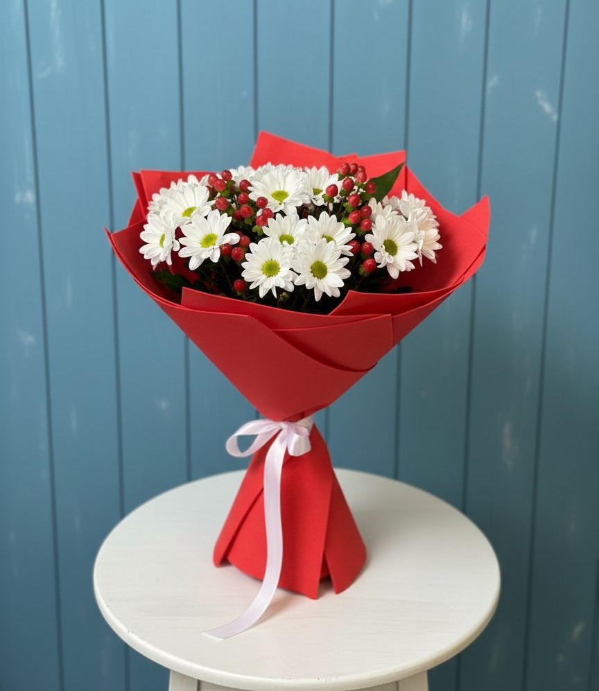 Букет цветов из: Хризантемы в Юхнове