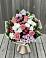 Букет цветов из: Альстромерии, Гвоздики, Розы и Хризантемы в Юхнове