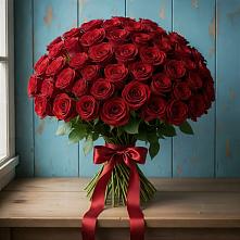 Букет Красные розы Блэк Меджик в Юхнове