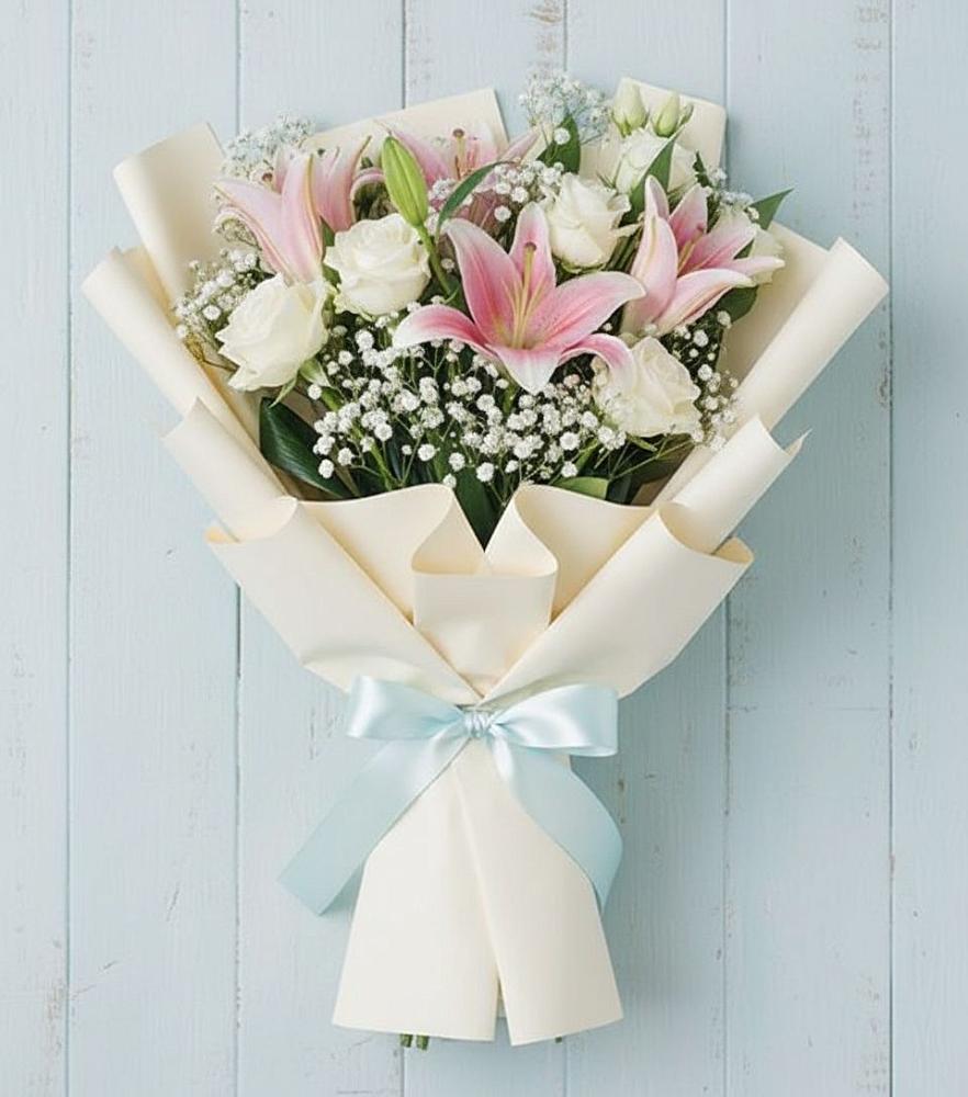 Букет цветов из: Лилии в Юхнове