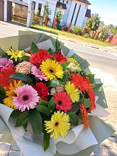 Букет цветов из:  Герберы #REPLACE_PRED# Юхнове