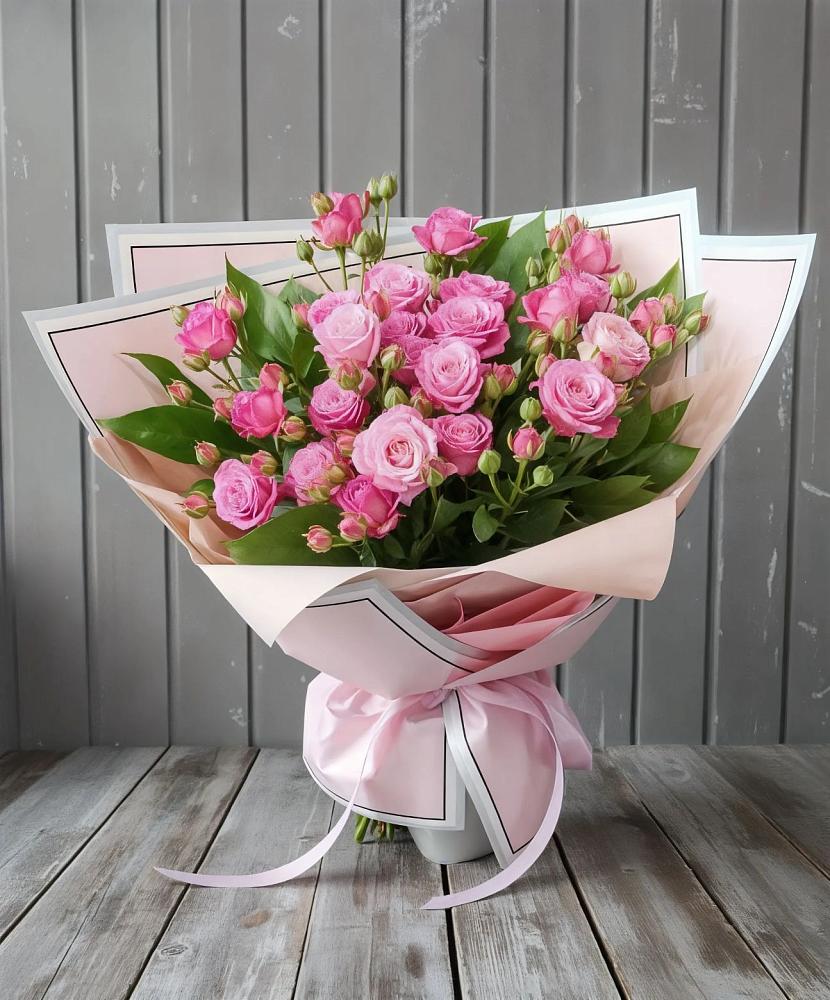 Букет Розовый кустик в Юхнове