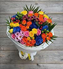 Букет цветов из:  Розы и Хризантемы в Юхнове