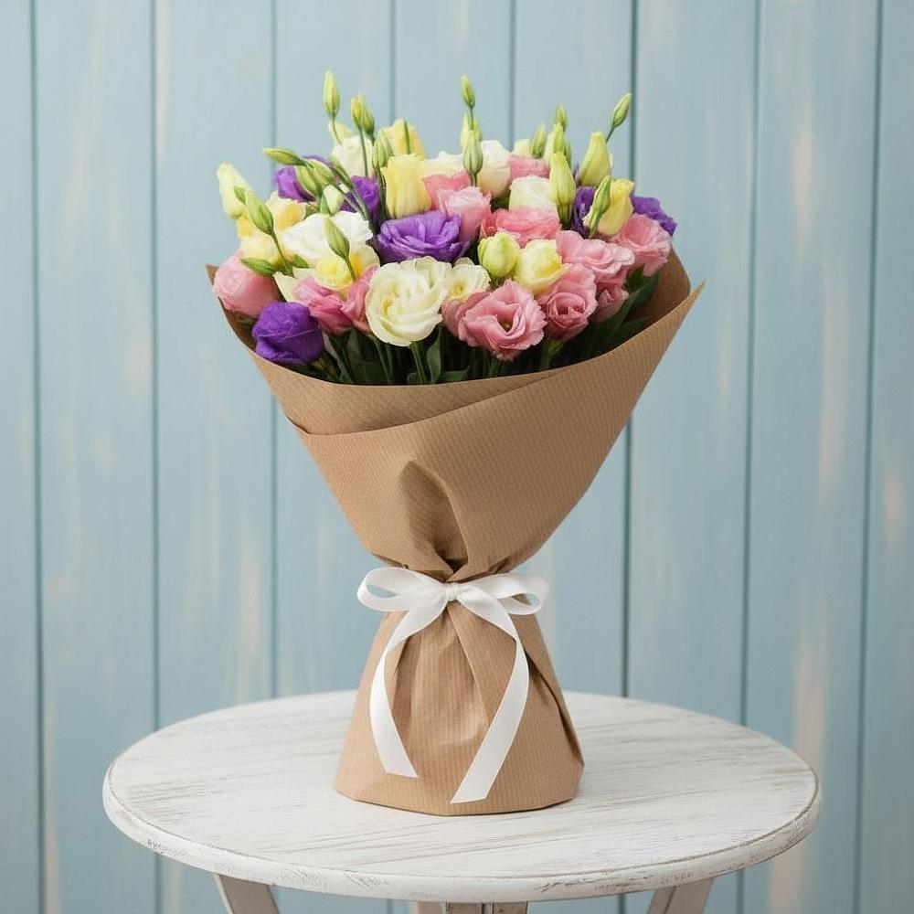 Букет цветов из: Лизиантусы в Юхнове