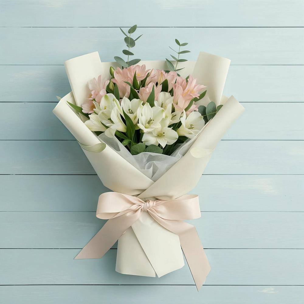 Букет цветов из: Альстромерии в Юхнове