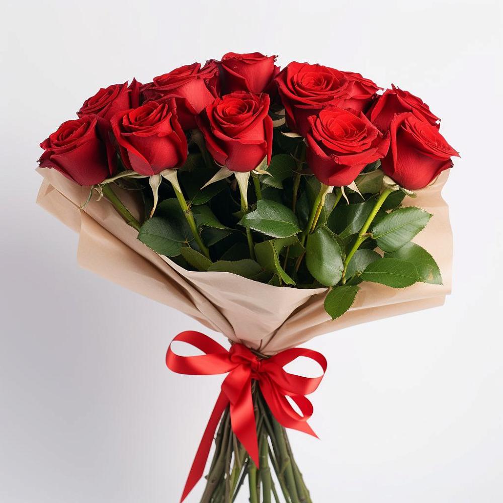 Букет 11 Красных роз Эдлесс Лав в Юхнове