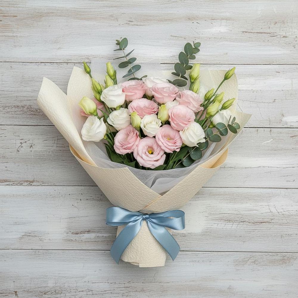 Букет цветов из: Лизиантусы в Юхнове